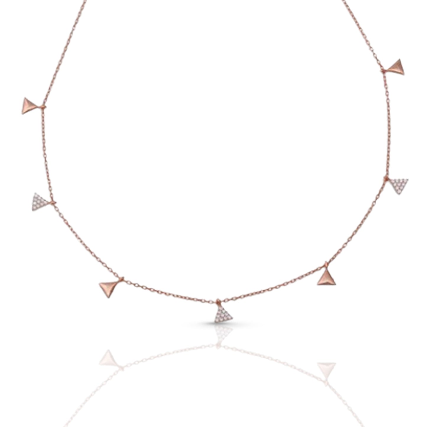 7 Triangle Necklace