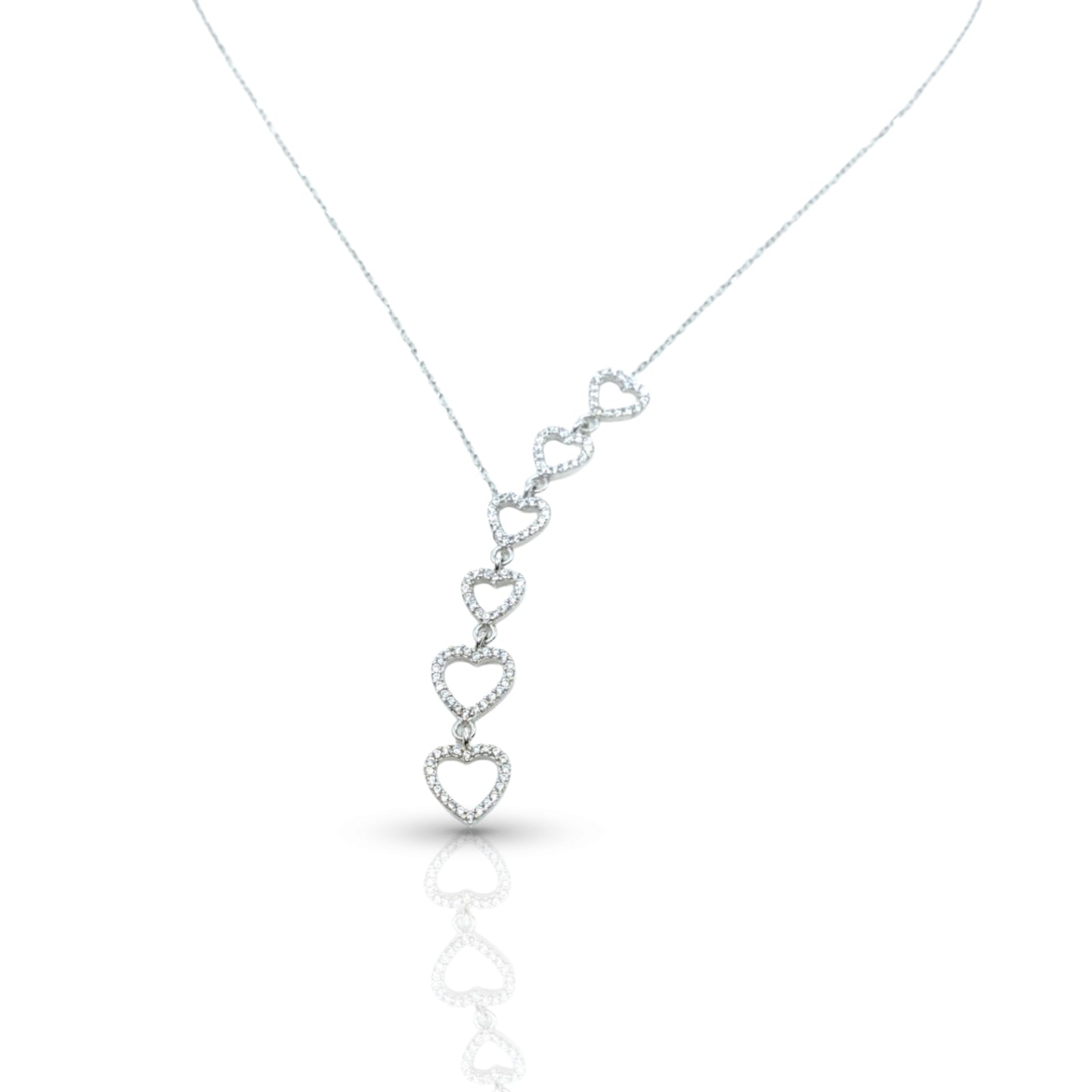 Six heart necklace