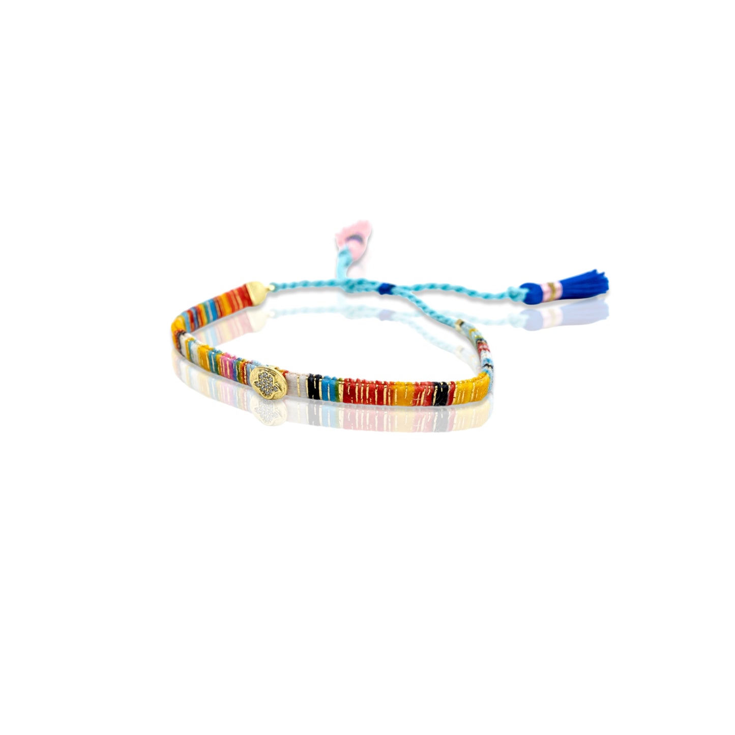 Hamza Bracelet with Colorful Thread