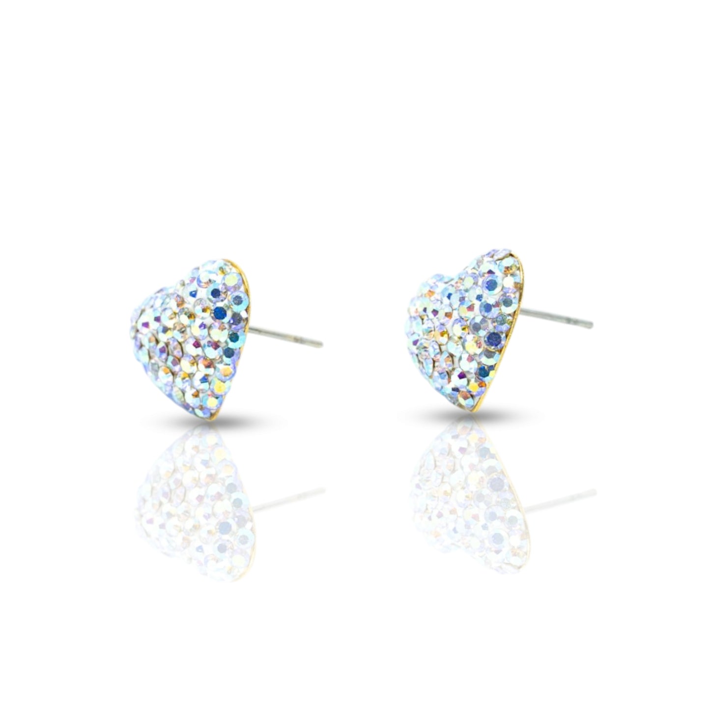 Mini Diamond Heart Stud Earring