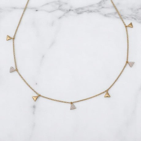 7 Triangle Necklace