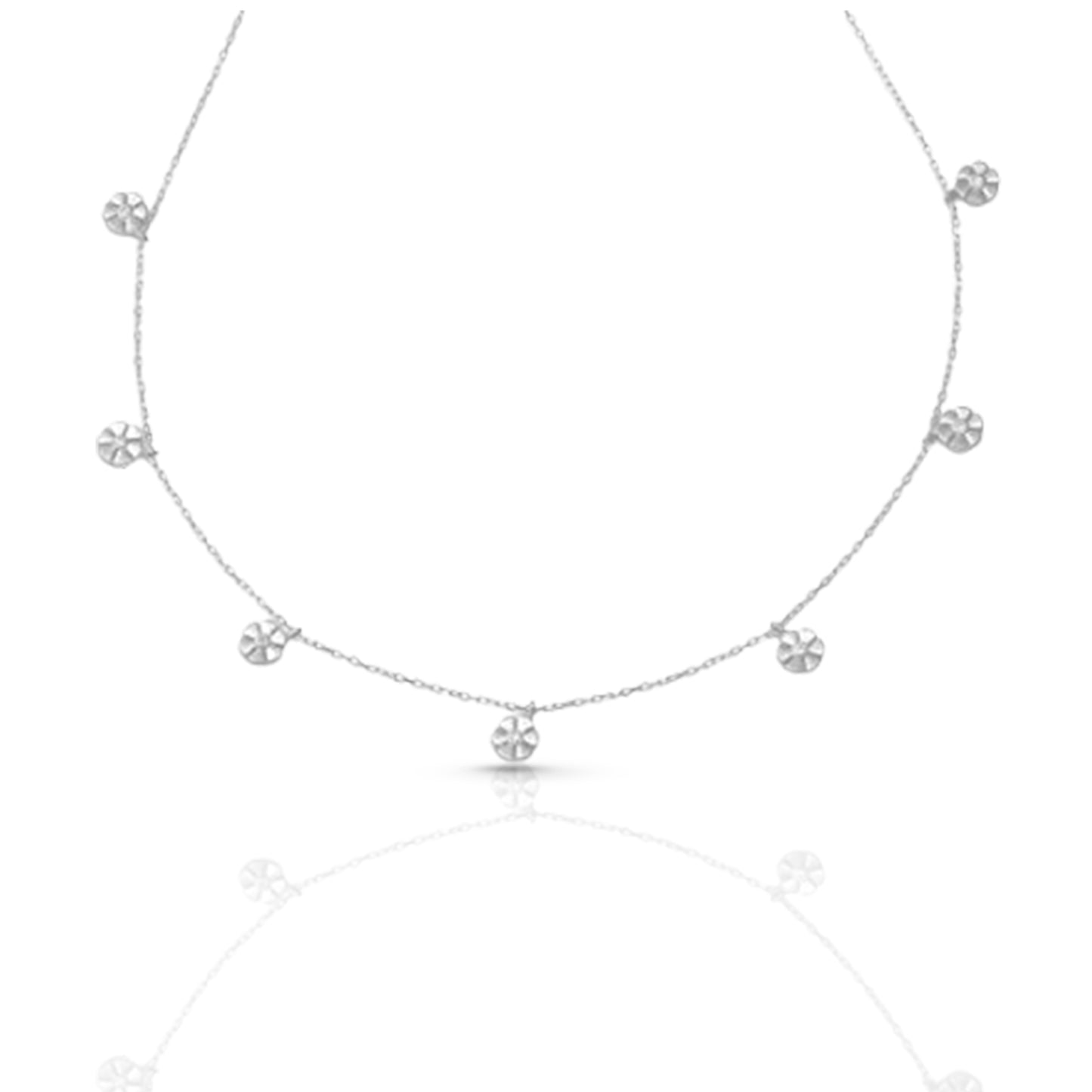7 Flower Chain Necklace