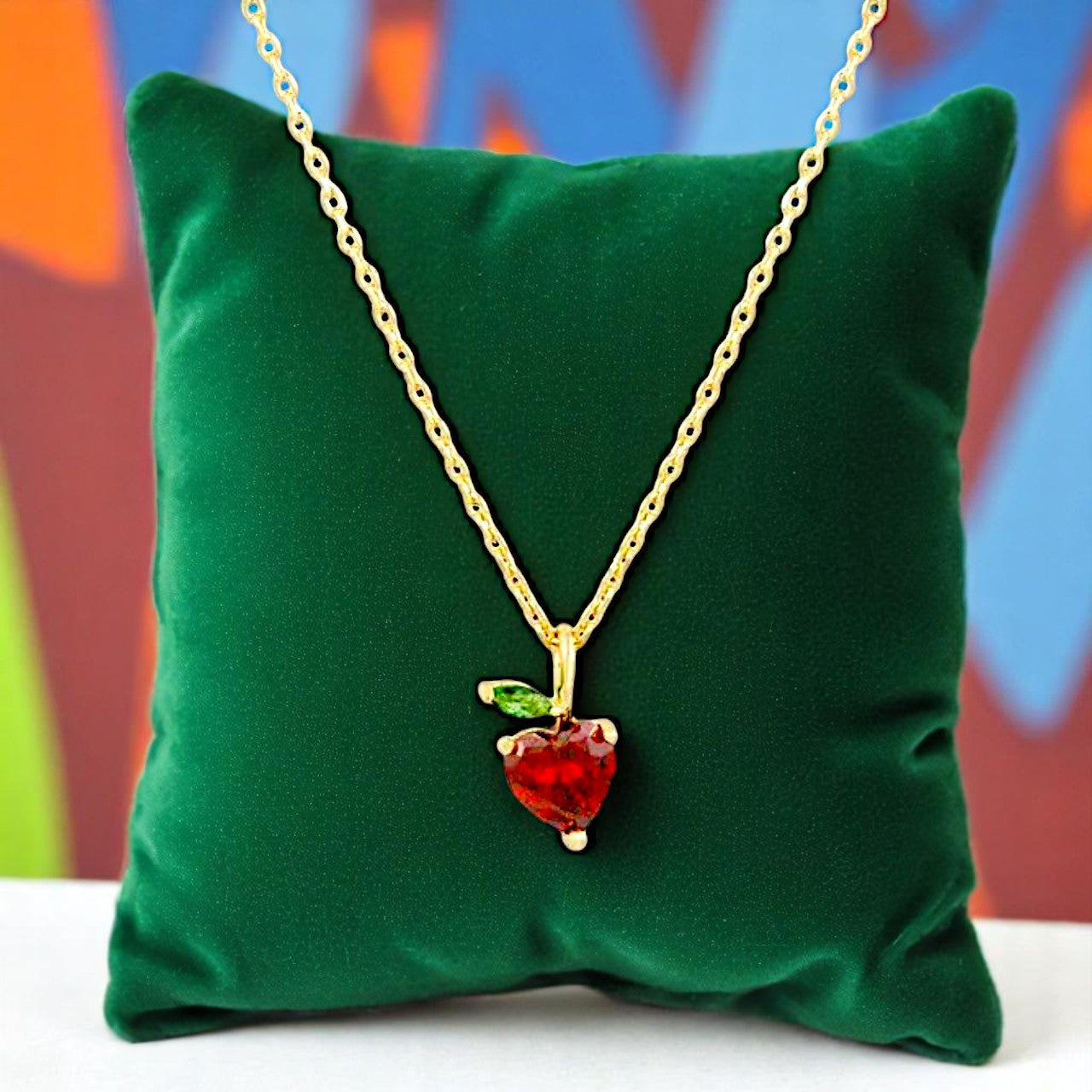 Red Apple Necklace