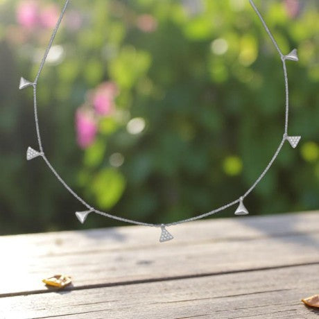 7 Triangle Necklace