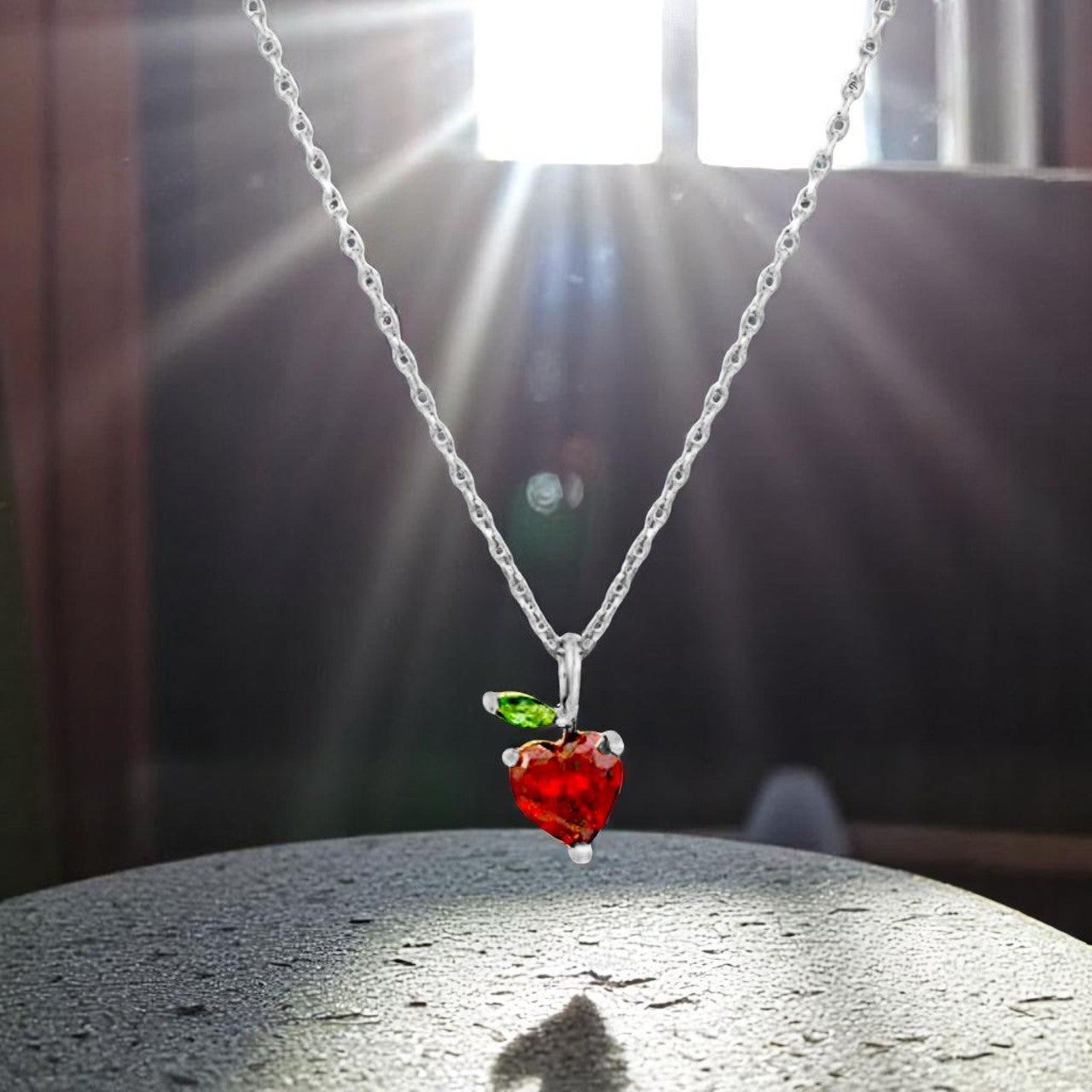 Red Apple Necklace