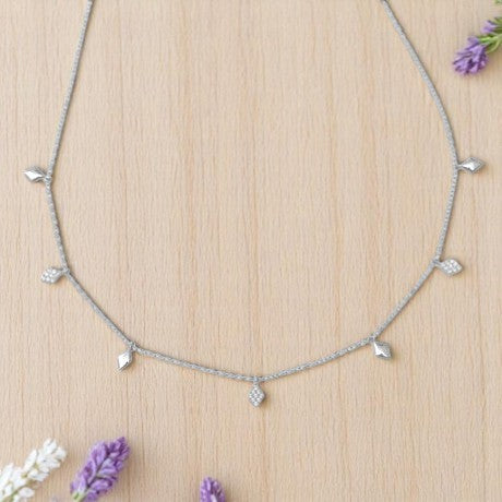 7 Rhombus Chain Necklace