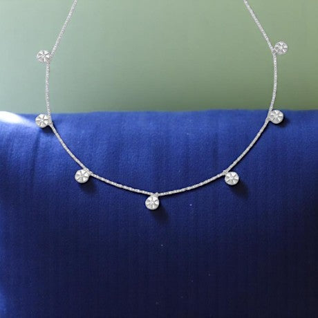 7 Flower Chain Necklace