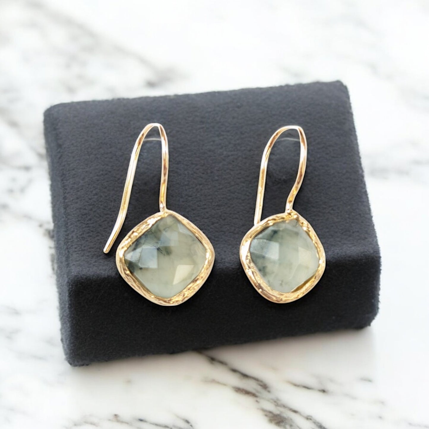 Aventurine Drop Earrings