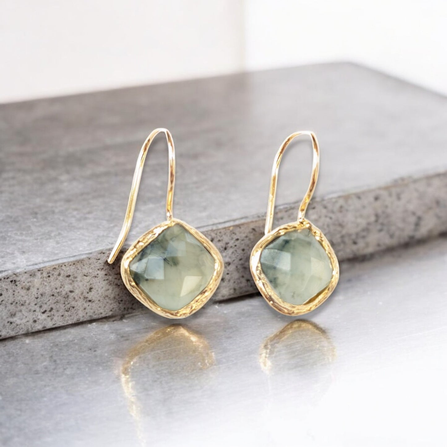 Aventurine Drop Earrings