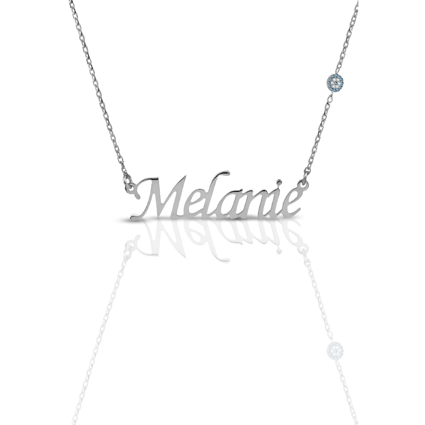 Personalized Engraved Eveleye Name Necklace