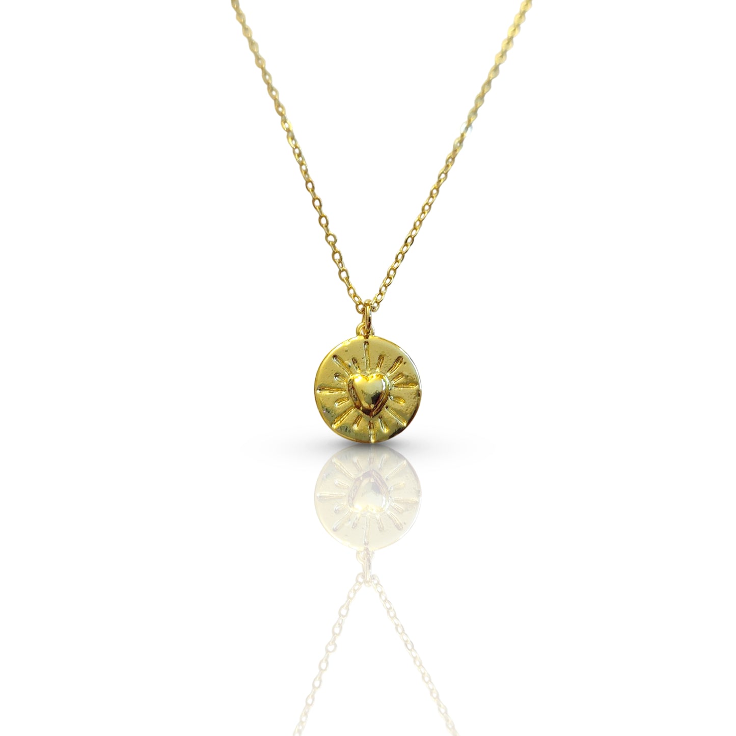 Heart Coin Necklace