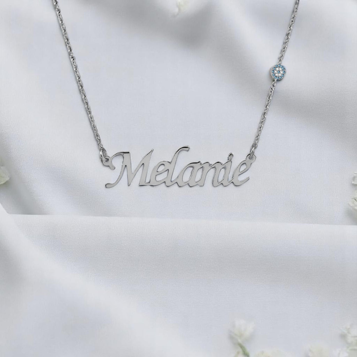 Personalized Engraved Eveleye Name Necklace