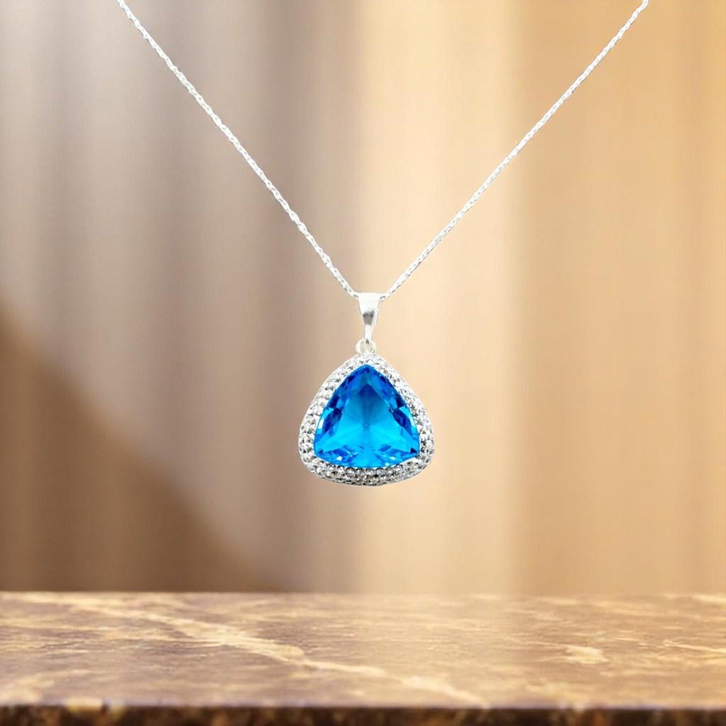 Turquoise Solitaire Necklace