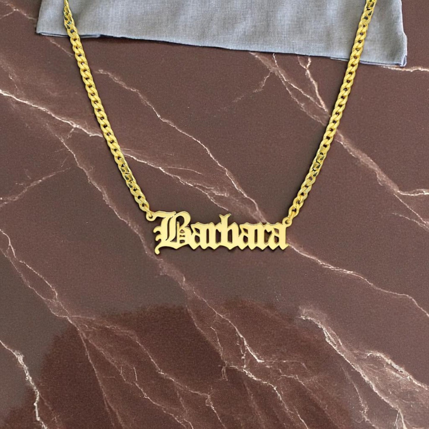 Personalized Engraved Name Necklace