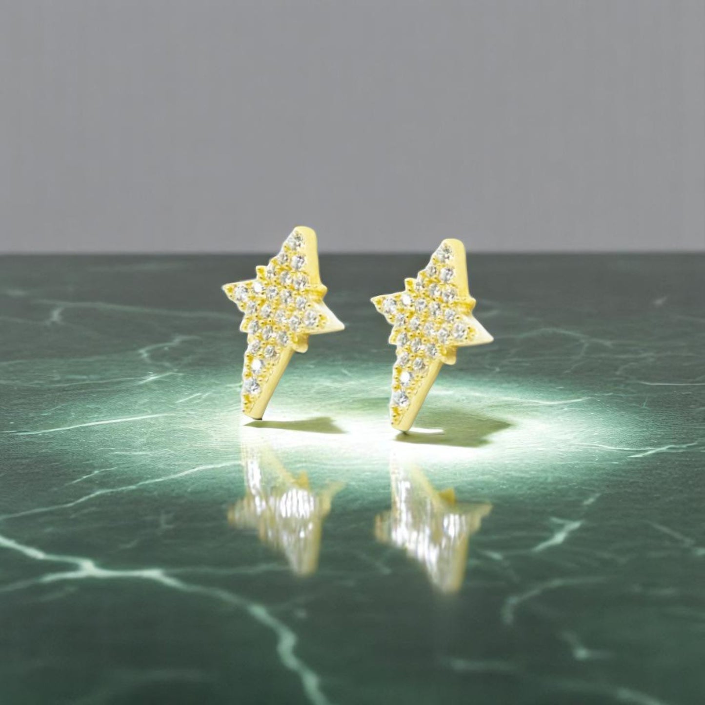 CZ Stud Star Earring