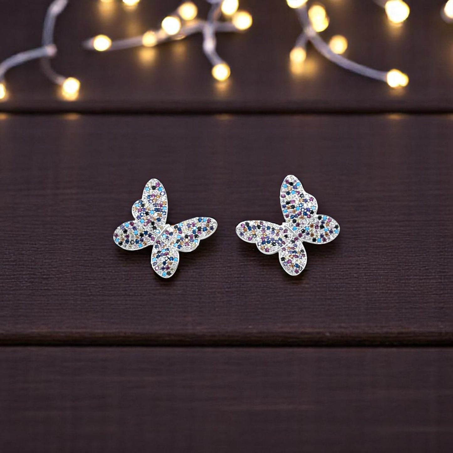 Colorful Stud Butterfly Earring
