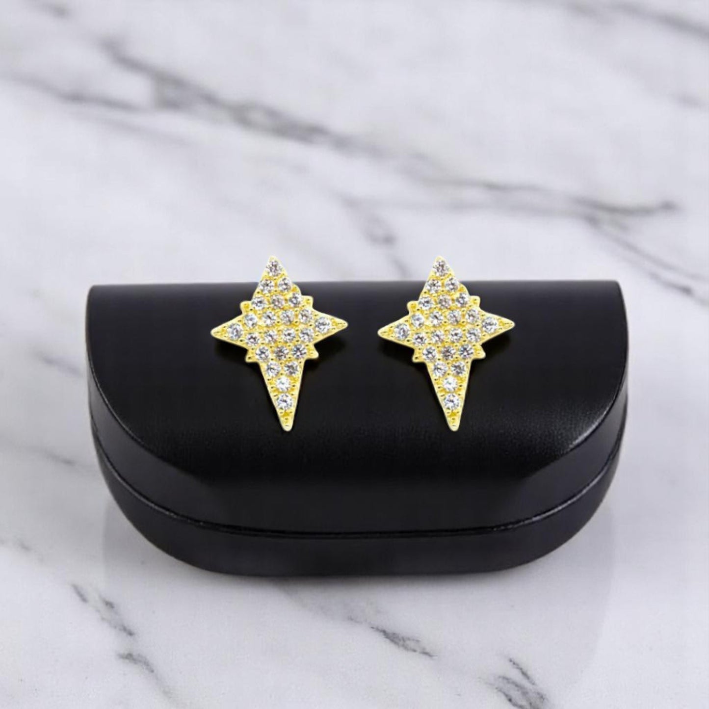 CZ Stud Star Earring