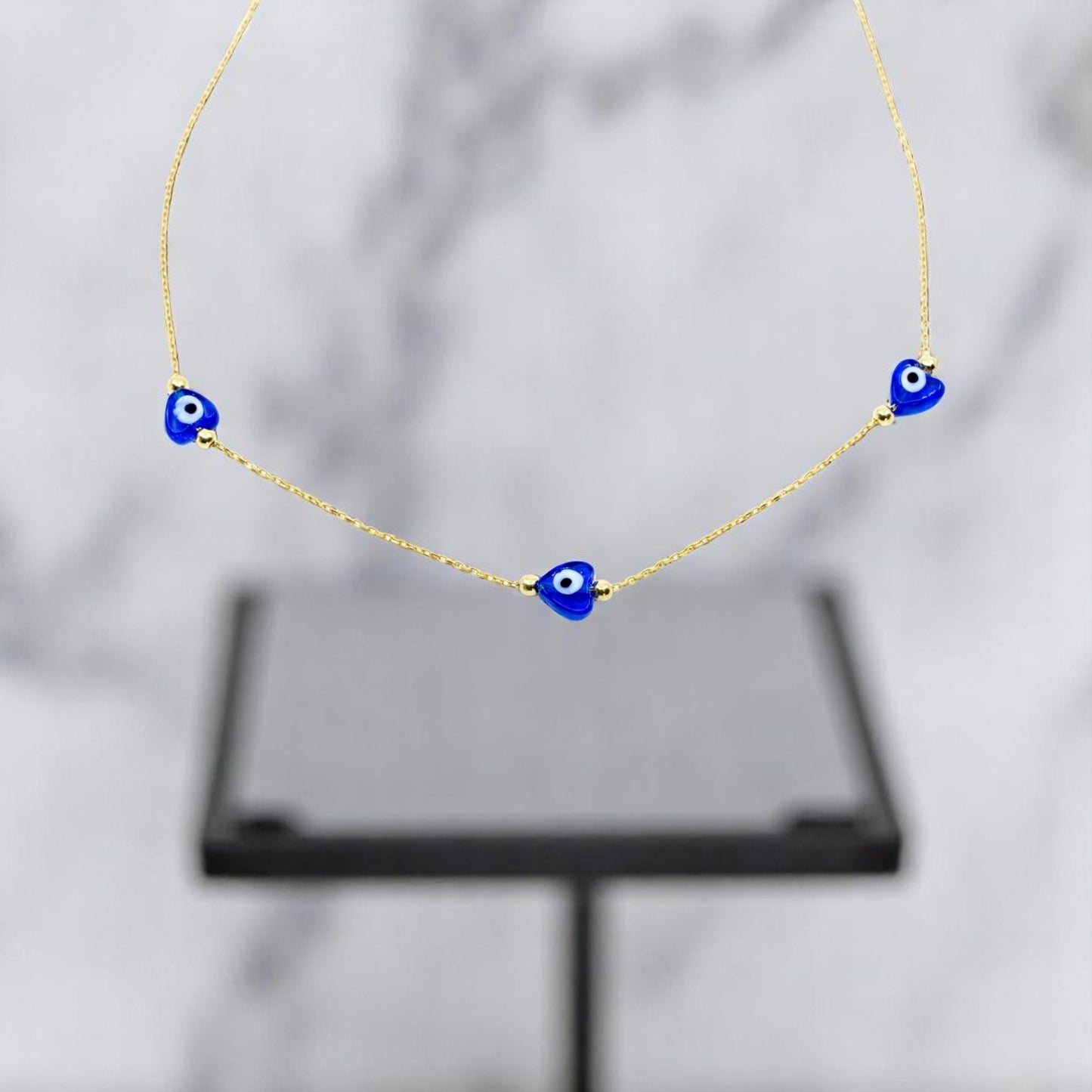 Three Evil Eye Necklace