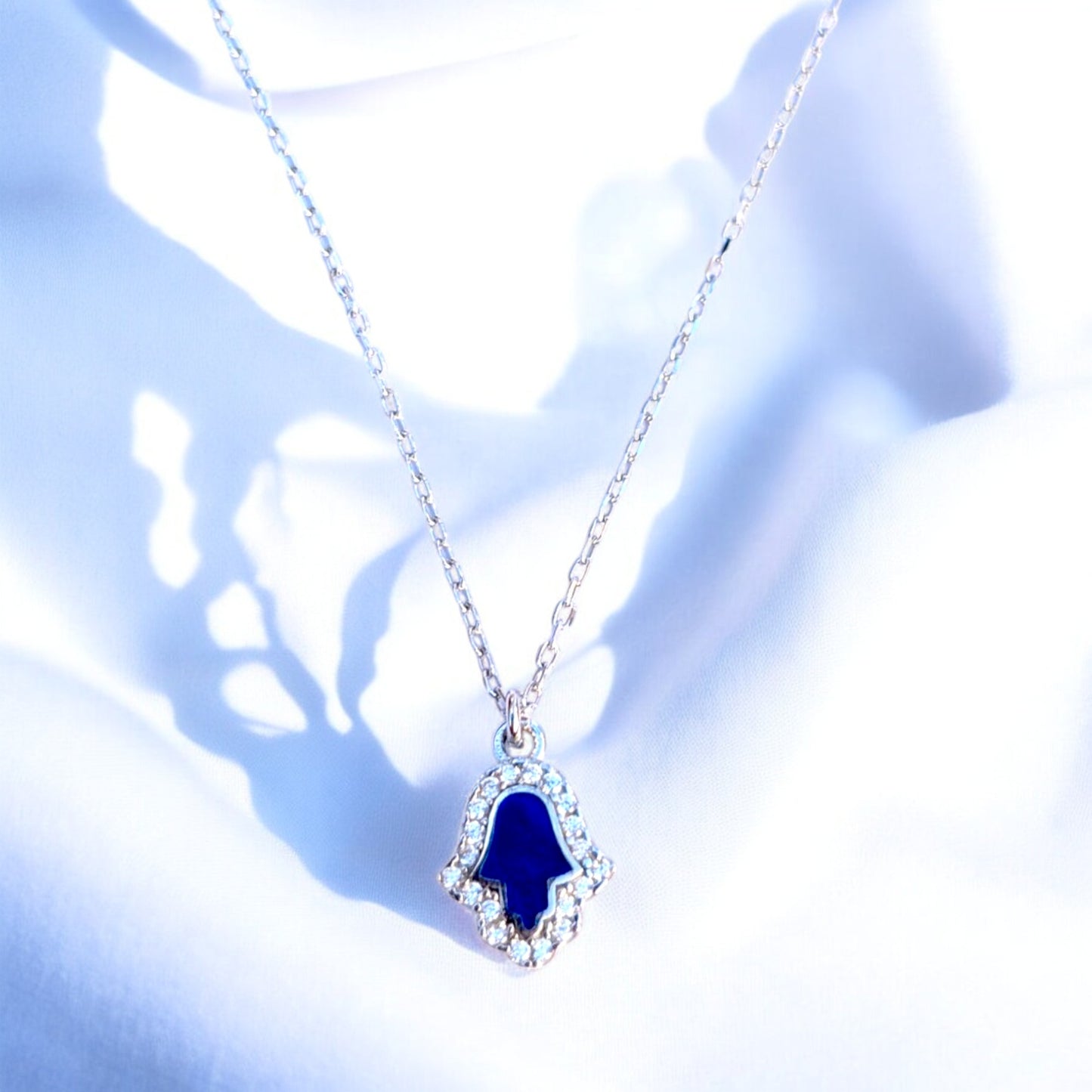 Hamsa Hand Evil Eye Necklace