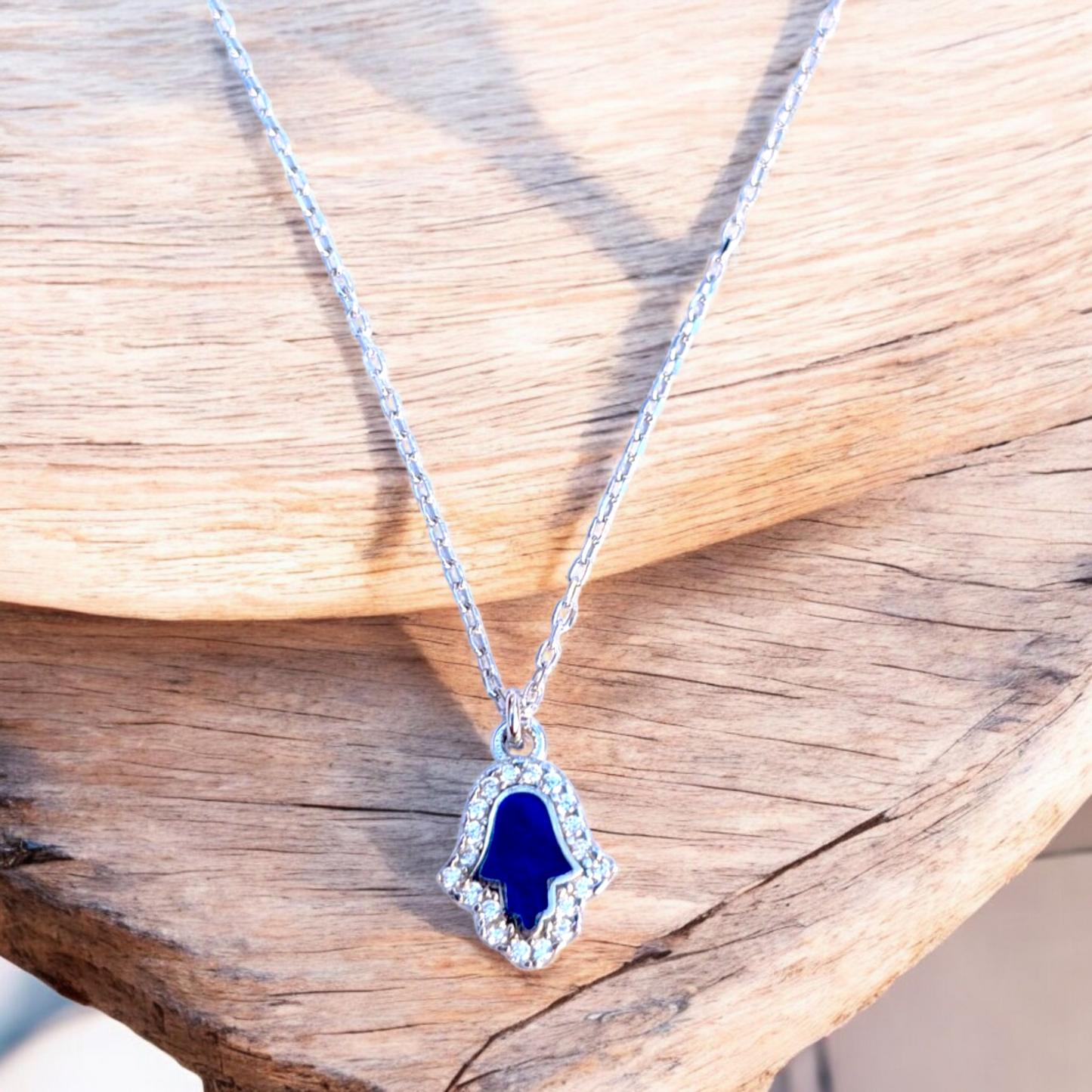 Hamsa Hand Evil Eye Necklace