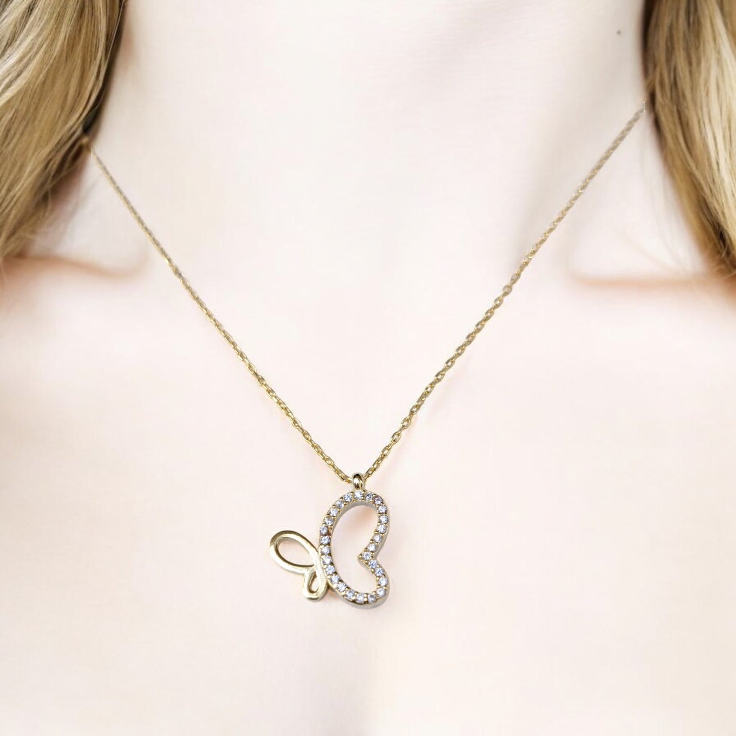 Minimalist Butterfly Necklace