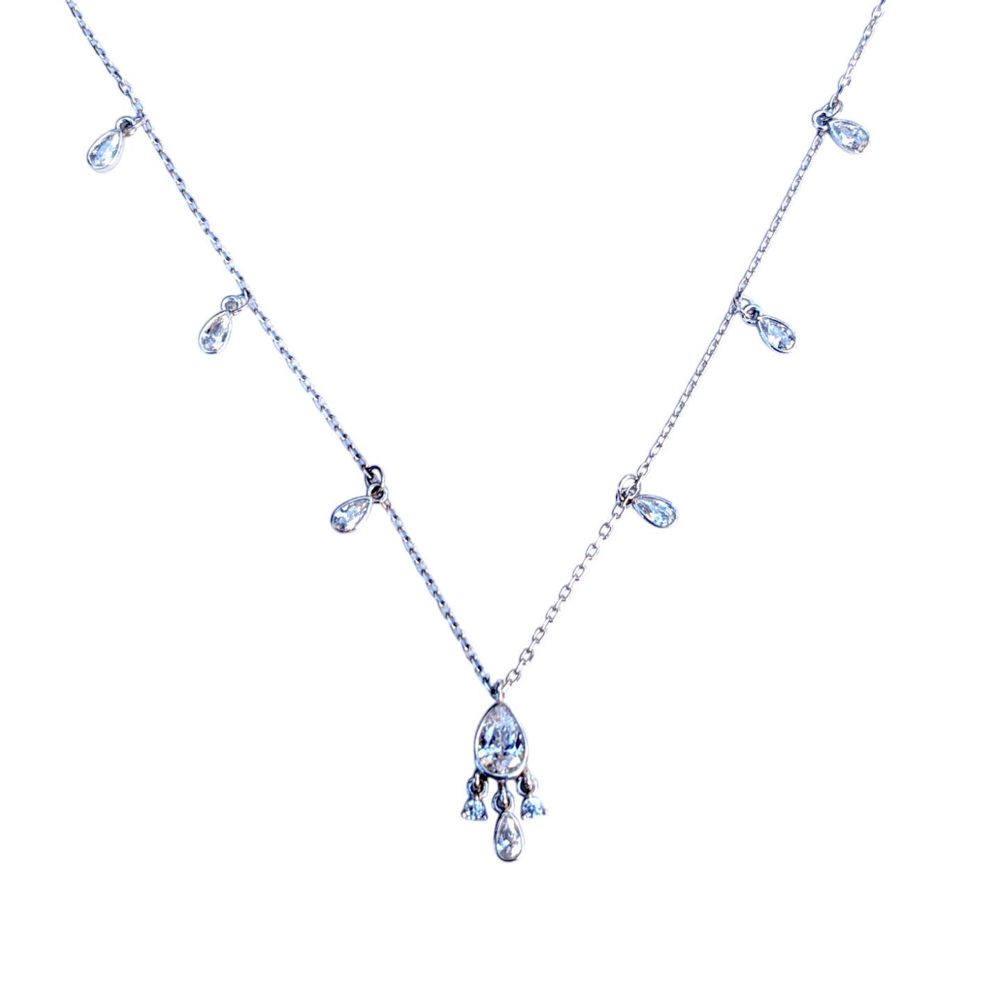 Pear Station Necklace