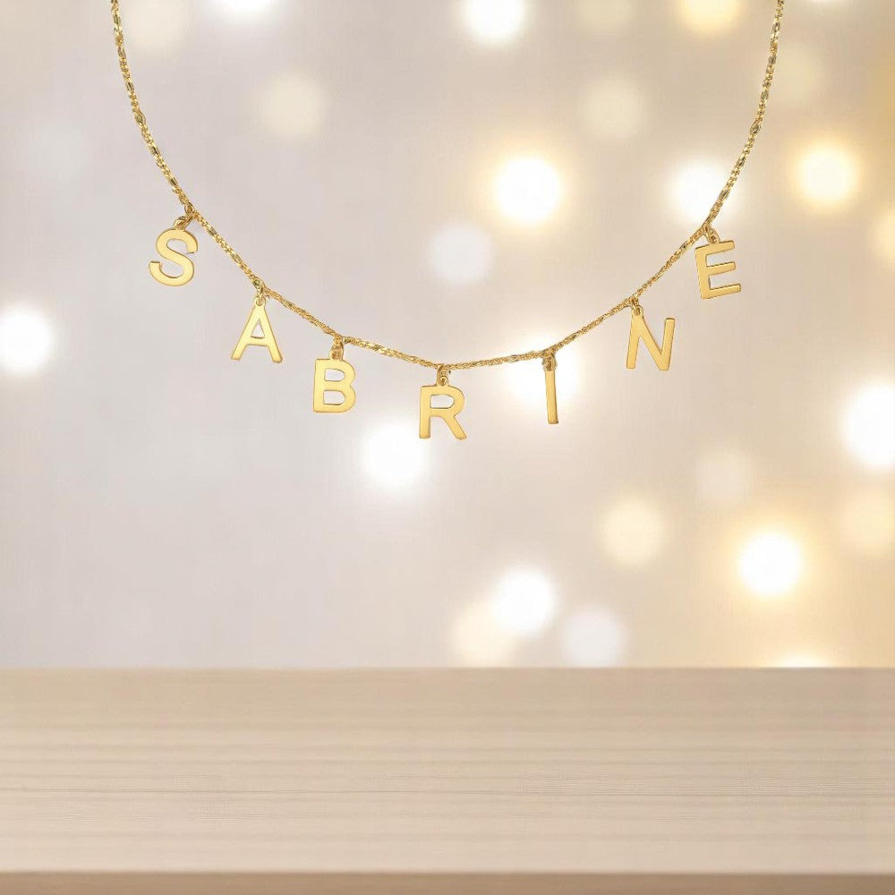 Personalized Letter Name Necklace
