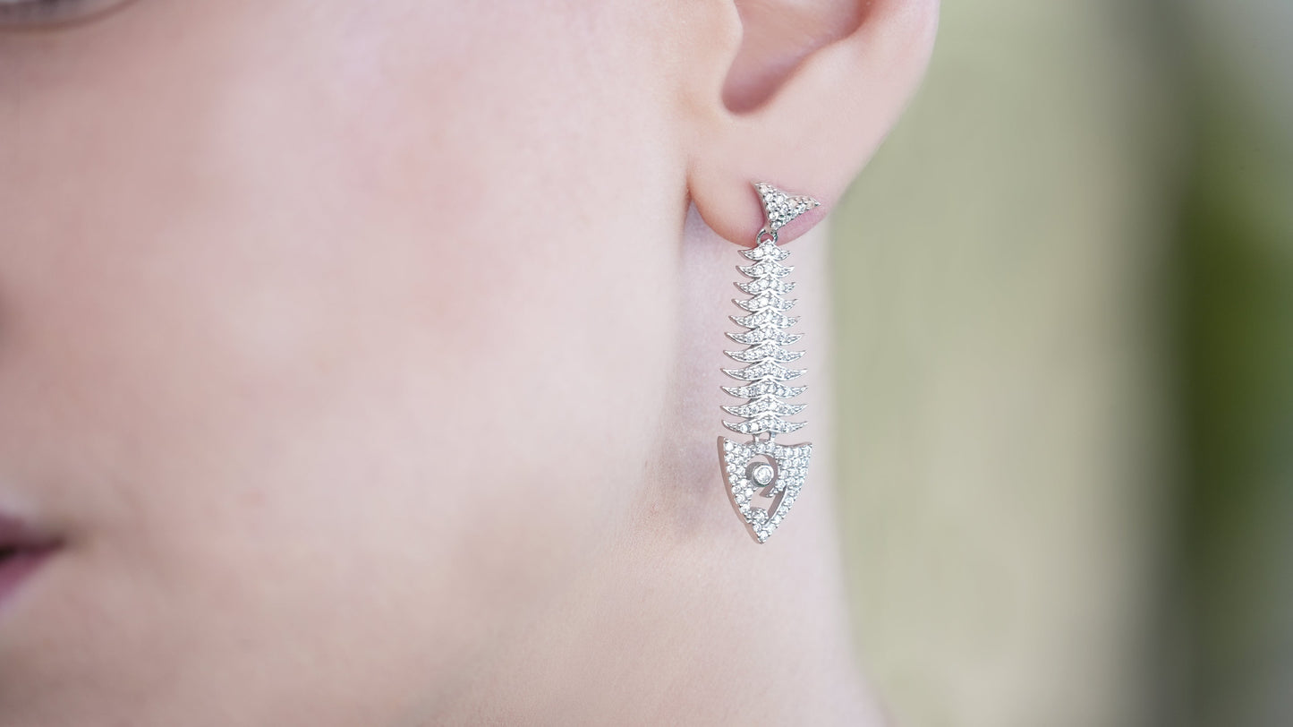 Bone Fish Earing