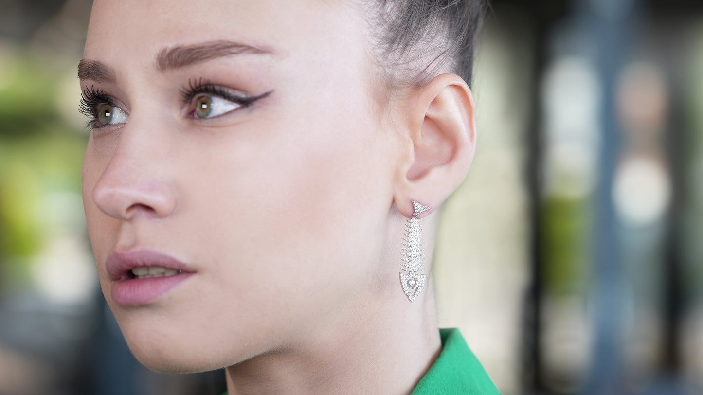 Bone Fish Earing