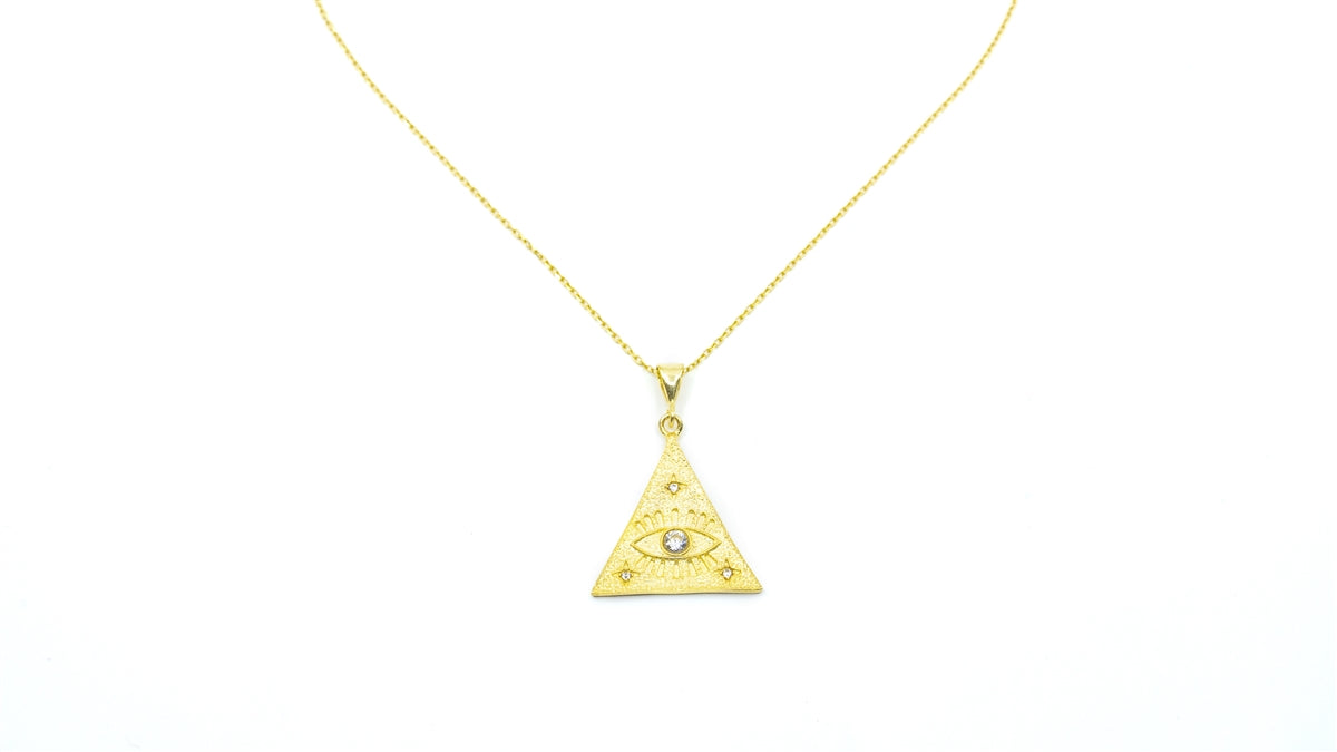 Triangle Gold Necklace