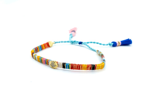 Hamza Bracelet with Colorful Thread