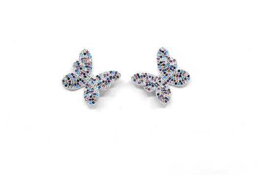Colorful Stud Butterfly Earring