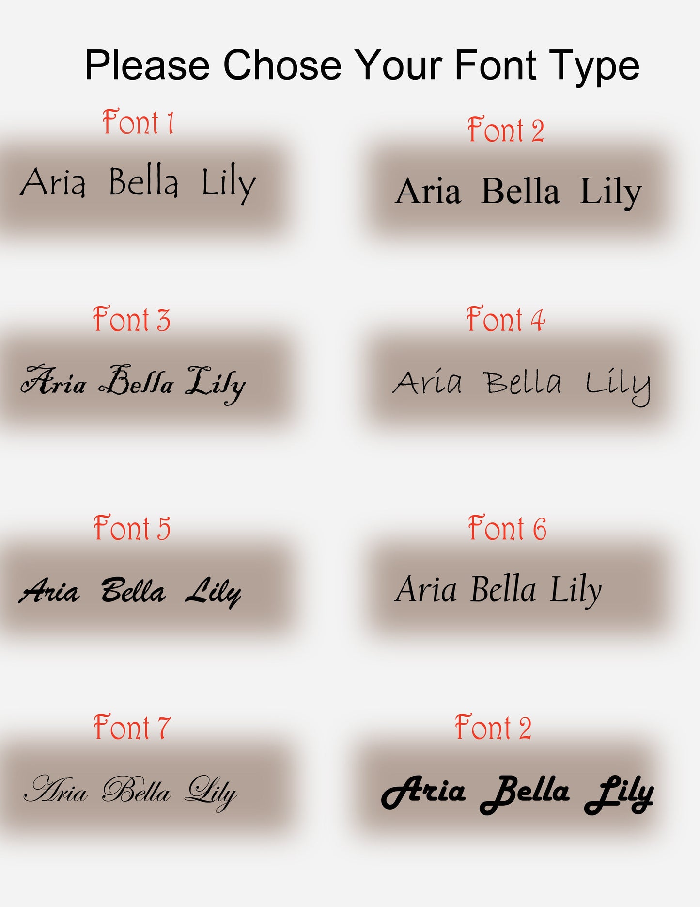 Personalized Engraved Eveleye Name Necklace