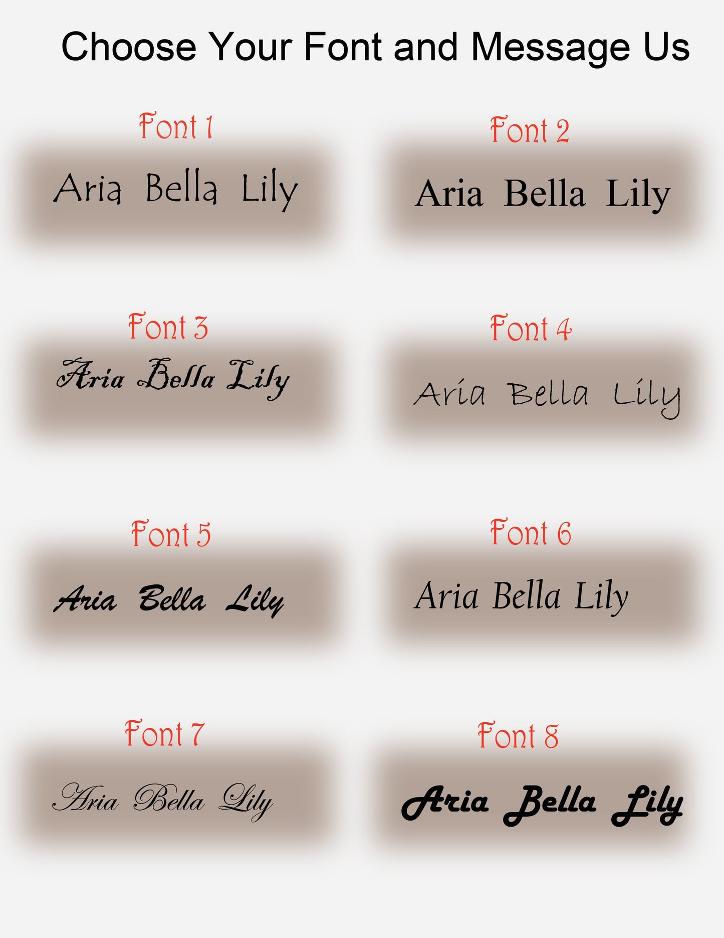 Personalized Engraved Name Necklace