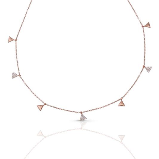 7 Triangle Necklace