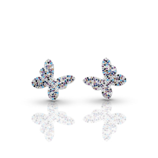 Colorful Stud Butterfly Earring