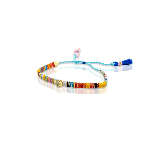Hamza Bracelet with Colorful Thread