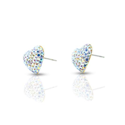 Mini Diamond Heart Stud Earring
