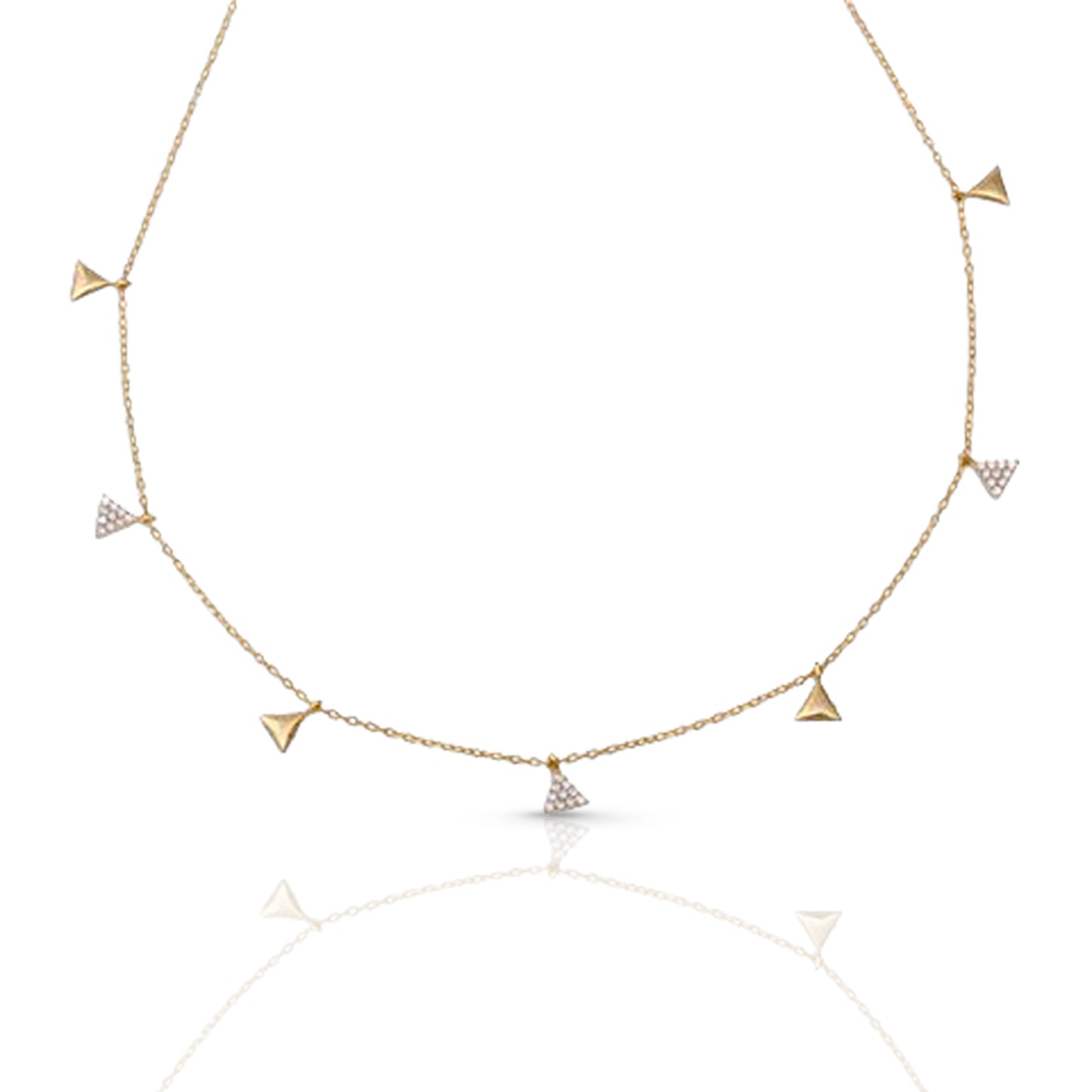 7 Triangle Necklace
