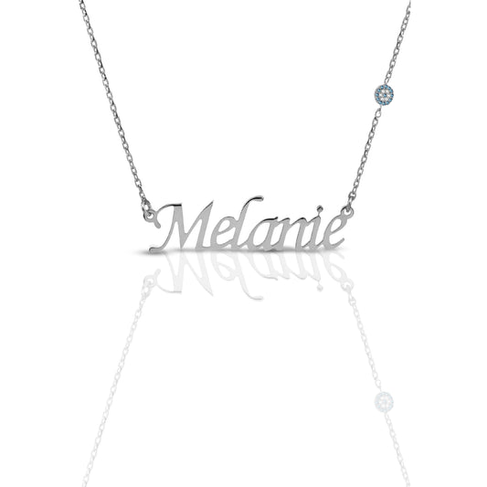 Personalized Engraved Eveleye Name Necklace
