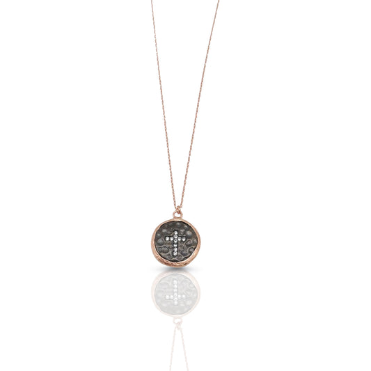 Dainty Diamond Cross Necklace