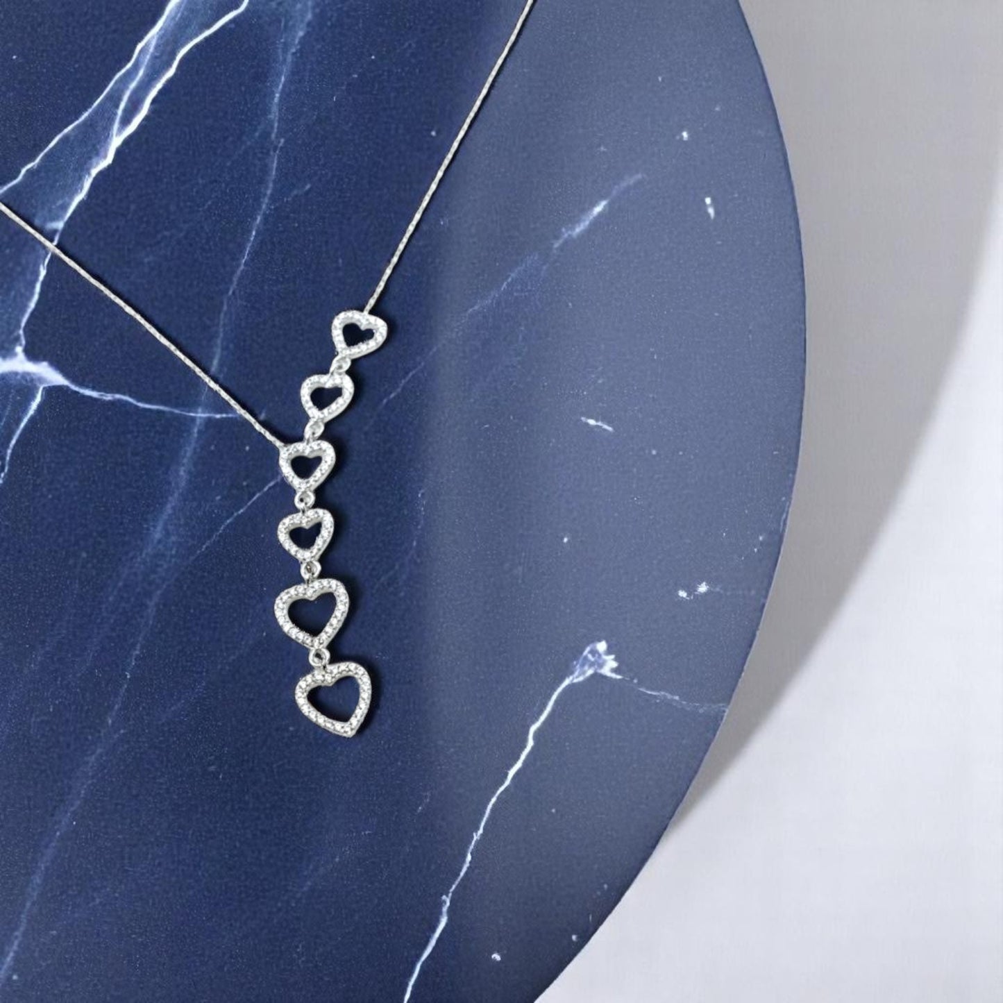 7 Heart Necklace