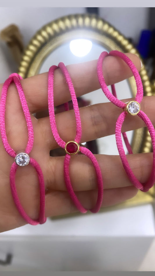 Pink Cord Bracelet