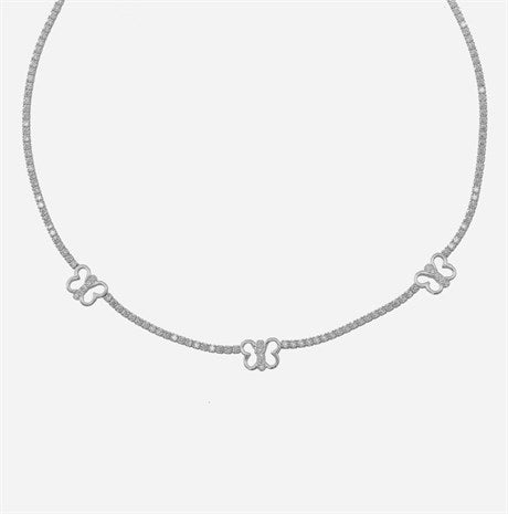 Butterfly Diamond Chain Necklace