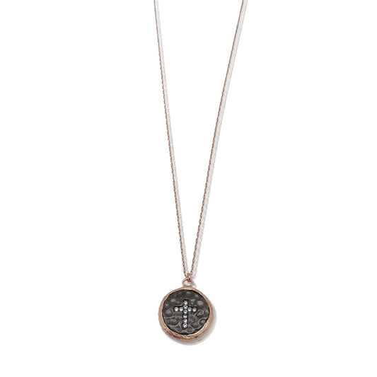 Dainty Diamond Cross Necklace