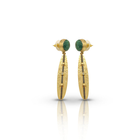 Aurora Fancy Gold Earrings