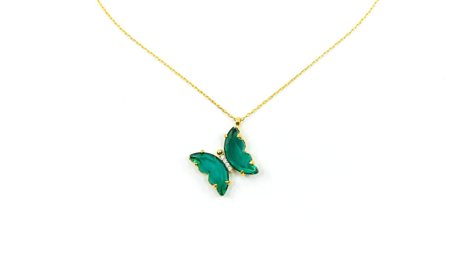 Gold Butterfly Necklace