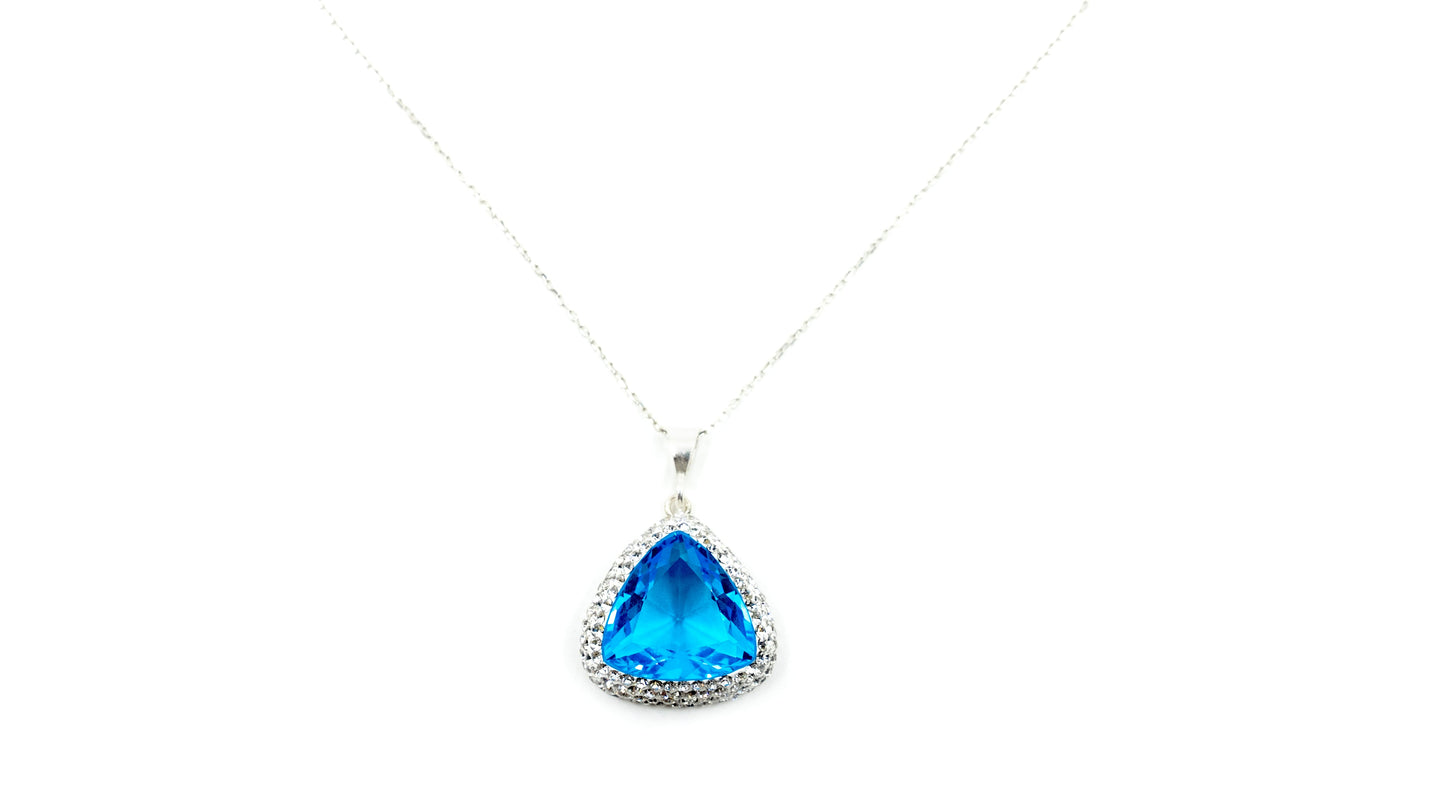 Turquoise Solitaire Necklace