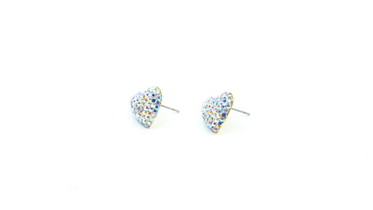 Mini Diamond Heart Stud Earring