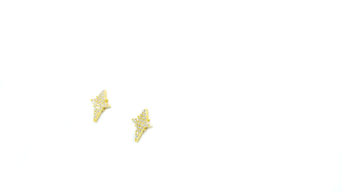 CZ Stud Star Earring